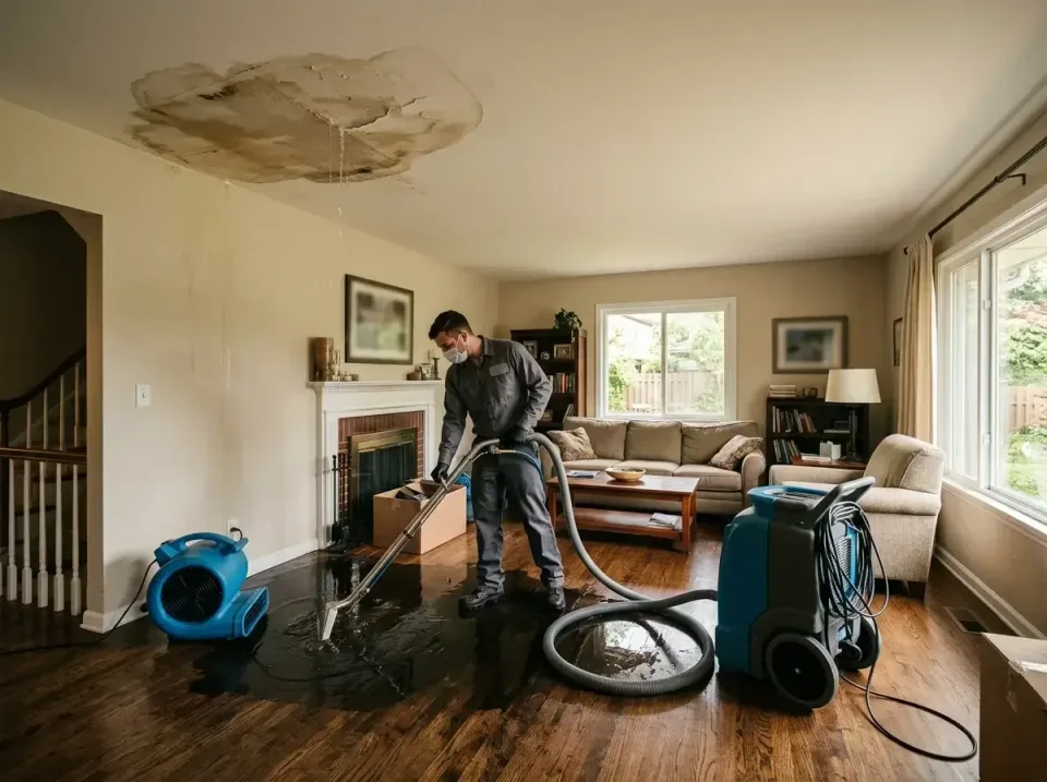 attic-pipe-burst-ceiling-drip-008 — frequently asked questions, Water Damage Restoration & Carpet Care in Snow Hill, MD